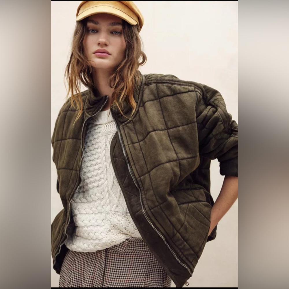 Free People Dolman Quilted Jacket